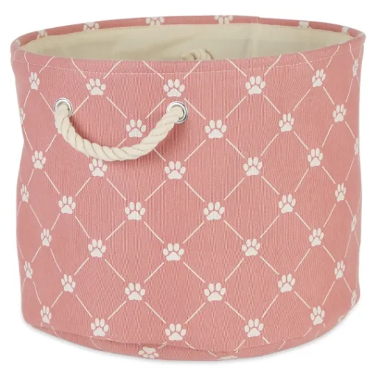 Kirkland's Home Rose Paw Trellis Round Basket, 15 In.- Baskets & Boxes