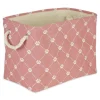 Kirkland's Home Rose Trellis Paw Print Storage Basket, 14 In.- Baskets & Boxes
