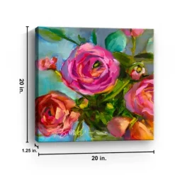 Kirkland's Home Roses Still Life Iii Canvas Art Print- Canvas Art