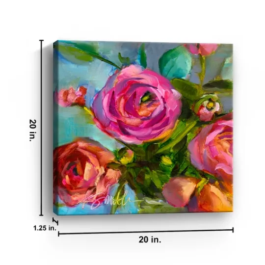 Kirkland's Home Roses Still Life Iii Canvas Art Print- Canvas Art