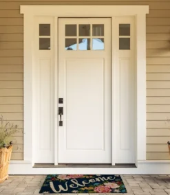 Kirkland's Home Roses Welcome Doormat- Doormats