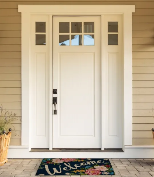Kirkland's Home Roses Welcome Doormat- Doormats
