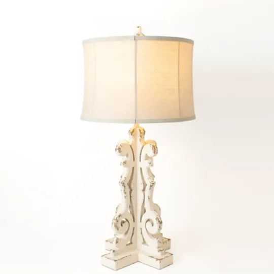 Kirkland's Home Rosie Distressed Table Lamp- Table Lamps