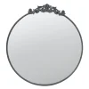 Kirkland's Home Round Antique Floral Scroll Mirror, 39 In.- Decorative Mirrors