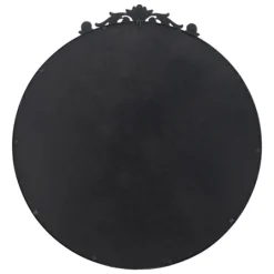 Kirkland's Home Round Antique Floral Scroll Mirror, 39 In.- Decorative Mirrors