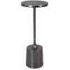 Kirkland's Home Round Antique Nickel Accent Table- Accent & End Tables