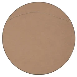 Kirkland's Home Round Black Wood Travis Accent Mirror- Decorative Mirrors