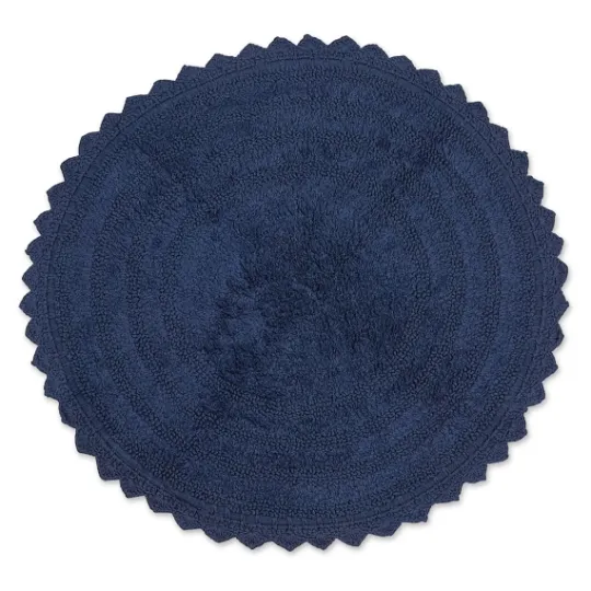 Kirkland's Home Round French Crochet Bath Mat, 28 In.- Bathroom Rugs