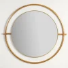 Kirkland's Home Round Gold Modern Wall Mirror- Decorative Mirrors