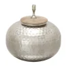 Kirkland's Home Round Jar With Mango Wood Lid- Decorative Bowls & Jars