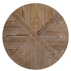 Kirkland's Home Round Kona Rolling Coffee Table- Coffee Tables
