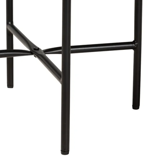 Kirkland's Home Round Light Wood X Base Accent Table- Accent & End Tables