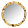 Kirkland's Home Round Marbleized Wall Mirror- Decorative Mirrors