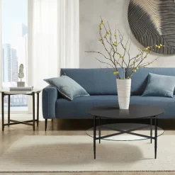 Kirkland's Home Round Martha Stewart Coffee Table- Coffee Tables