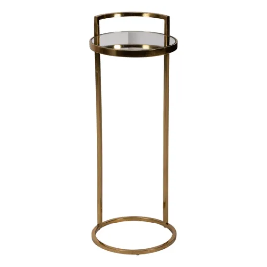 Kirkland's Home Round Metal Cocktail Table- Accent & End Tables