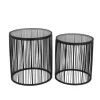 Kirkland's Home Round Metal Wire Accent Tables, Set Of 2- Accent & End Tables