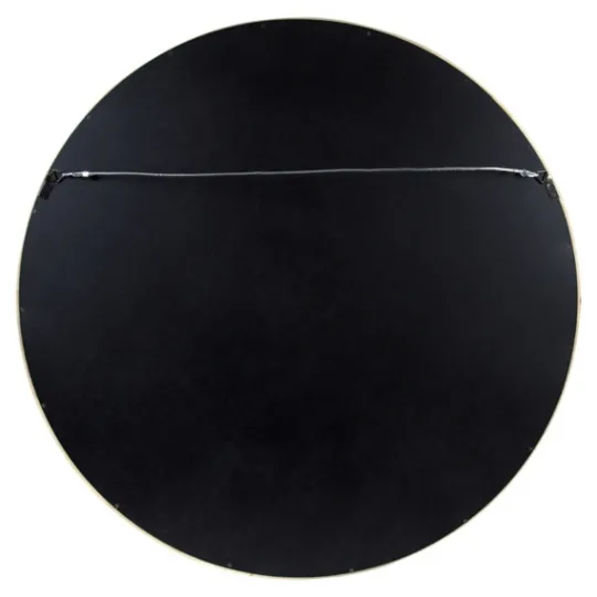 Kirkland's Home Round Natural Wood Hutton Mirror- Decorative Mirrors