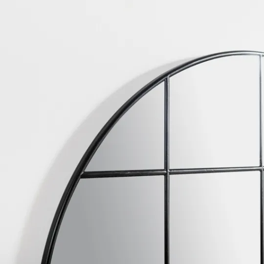 Kirkland's Home Round Windowpane Wall Mirror- Decorative Mirrors