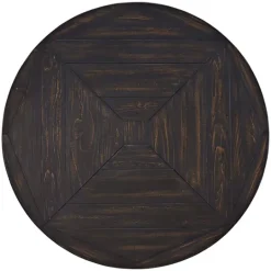 Kirkland's Home Round Wood Flared Base Coffee Table- Coffee Tables