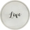 Kirkland's Home Round Wood Love Tray- Decorative Trays