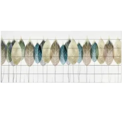 Kirkland's Home Row Of Leaves Wood Wall Plaque- Wall Plaques