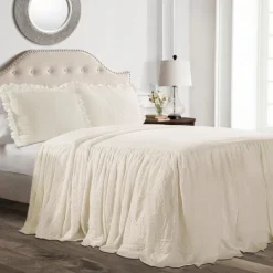 Kirkland's Home Ruffle Skirt 3-Pc. King Comforter Set- Comforters