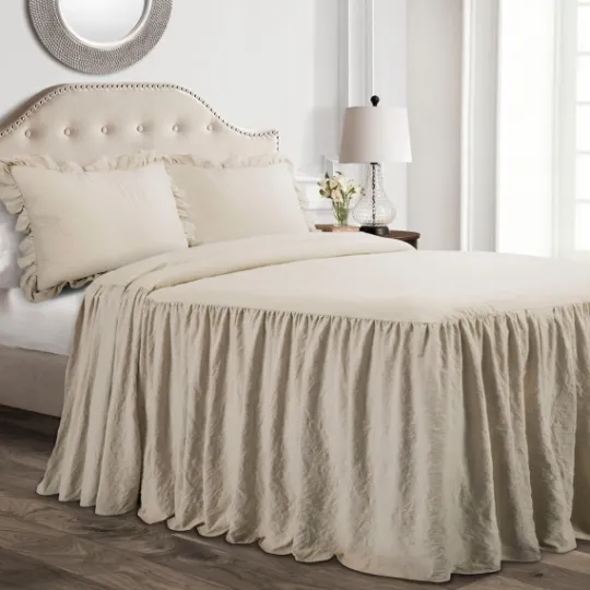 Kirkland's Home Ruffle Skirt 3-Pc. King Comforter Set- Comforters