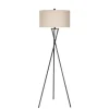 Kirkland's Home Rust Black Metal Tripod Floor Lamp- Floor Lamps