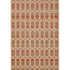 Kirkland's Home Rust Geo Ikat Outdoor Area Rug, 5X7- Outdoor Rugs