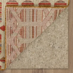 Kirkland's Home Rust Geo Ikat Outdoor Area Rug, 5X7- Outdoor Rugs