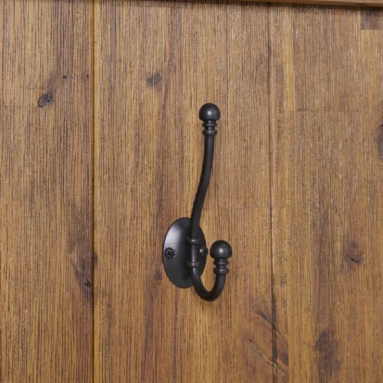Kirkland's Home Rustic Acacia Wood Hall Tree- Entryway Furniture