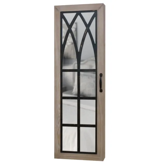 Kirkland's Home Rustic Arch Jewelry Armoire Mirror- Armoires