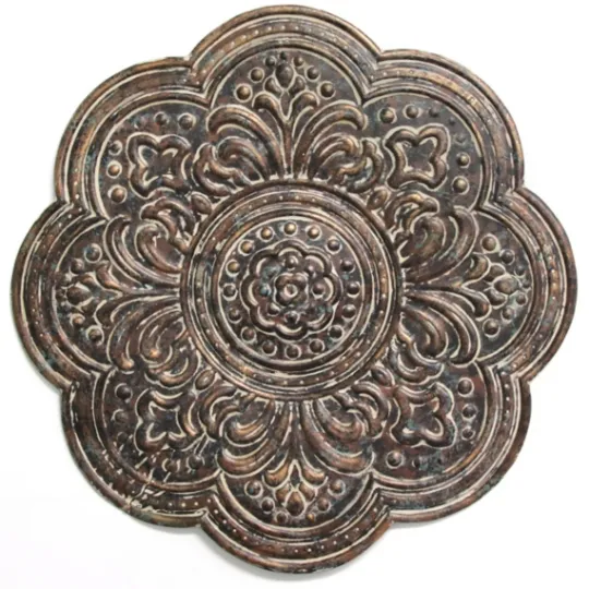 Kirkland's Home Rustic Bronze Metal Medallion Wall Plaque- Wall Plaques