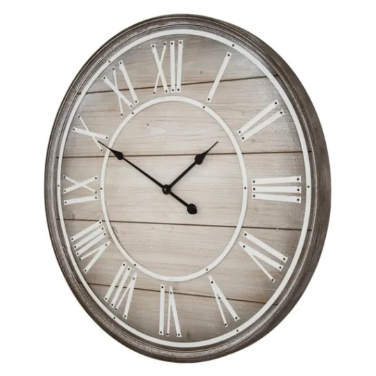Kirkland's Home Rustic Charm Wood Wall Clock- Clocks