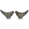 Kirkland's Home Rustic Etched Birds 2-Pc. Figurine Set- Statues & Figurines