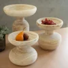Kirkland's Home Rustic Forest Hand Turned 3-Pc. Pedestal Bowls- Decorative Bowls & Jars