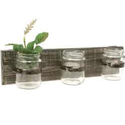 Kirkland's Home Rustic Jars Wall Organizer- Wall Storage