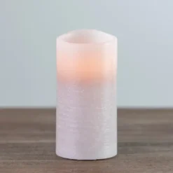 Kirkland's Home Rustic Led Pillar Candle, 3X6 In.- Flameless Candles