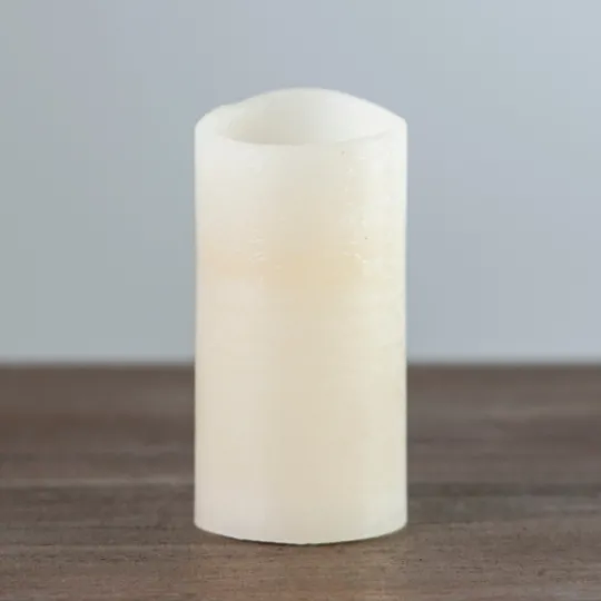 Kirkland's Home Rustic Led Pillar Candle, 3X6 In.- Flameless Candles