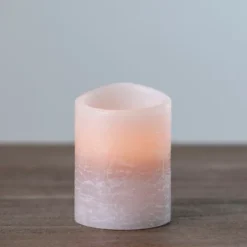 Kirkland's Home Rustic Led Pillar Candle, 3X4 In.- Flameless Candles