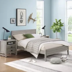 Kirkland's Home Rustic Pine Panel 3-Pc. Full Bedroom Set- Beds & Headboards