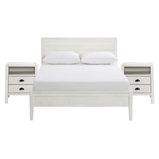Kirkland's Home Rustic Pine Panel 3-Pc. Full Bedroom Set- Beds & Headboards