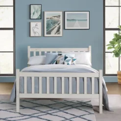Kirkland's Home Rustic Pine Spindle Full Bed Frame- Beds & Headboards