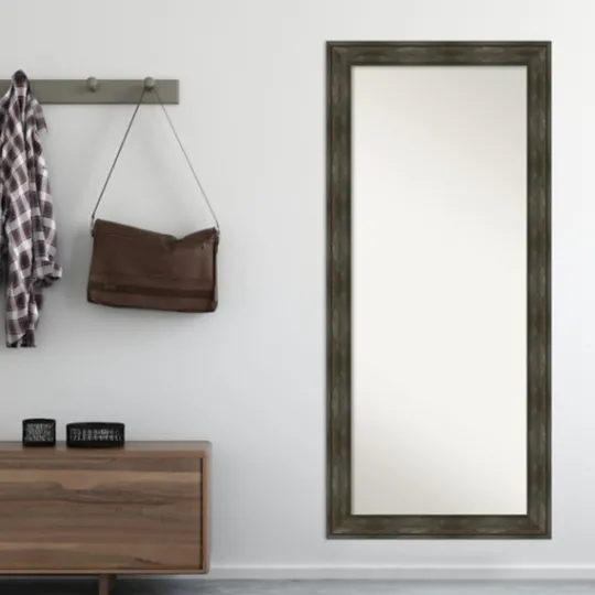 Kirkland's Home Rustic Rail Charred Framed Mirror, 30X66 In.- Full Length & Floor Mirrors