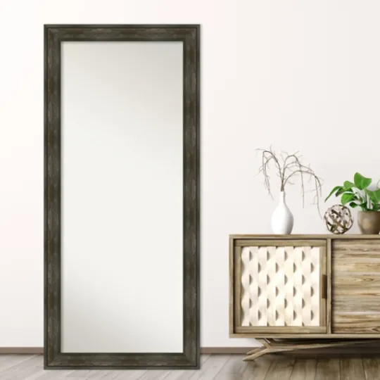 Kirkland's Home Rustic Rail Charred Framed Mirror, 30X66 In.- Full Length & Floor Mirrors