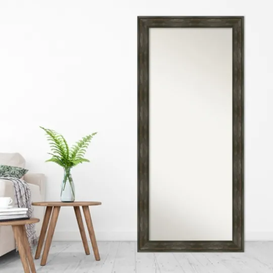 Kirkland's Home Rustic Rail Charred Framed Mirror, 30X66 In.- Full Length & Floor Mirrors