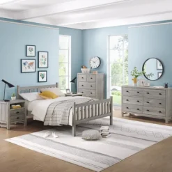 Kirkland's Home Rustic Spindleback Full Bed Frame- Beds & Headboards