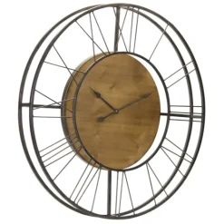Kirkland's Home Rustic Teardrop Minimalist Wall Clock- Clocks