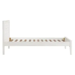 Kirkland's Home Rustic White Pine Panel Twin Bed Frame- Beds & Headboards