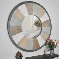 Kirkland's Home Rustic Wood Adler Wall Mirror- Decorative Mirrors